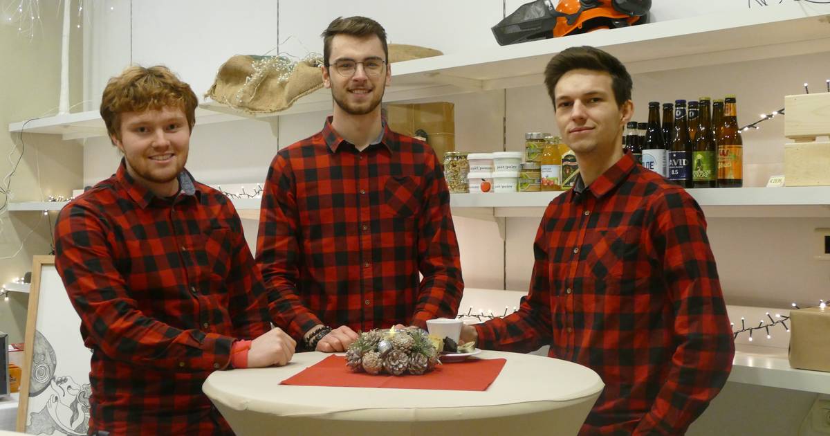 Studenten UCLL openen kerstpopup ‘Lumberjack’ in SintTruiden “Met