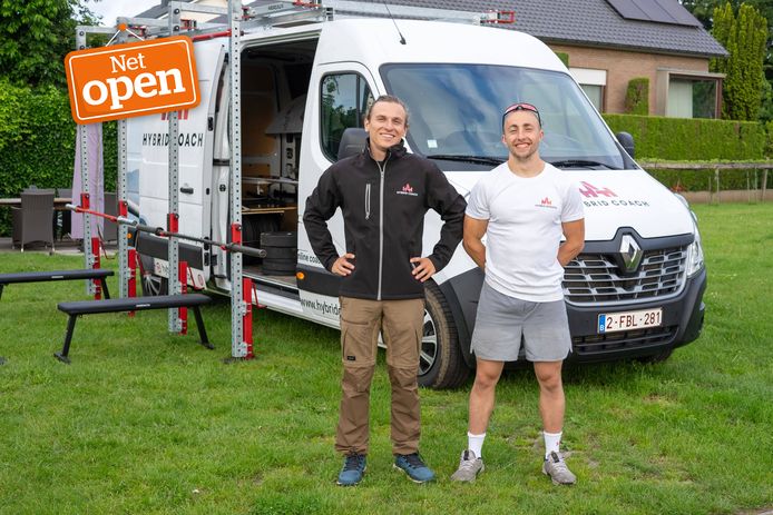 NET OPEN. ‘Hybrid Coach’ is de eerste gym op wielen in België: “Geen ...