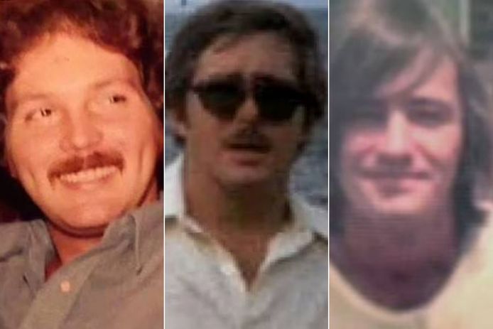 William (30), David (24) en Michael (32) waren al sinds 10 december 1982 vermist.