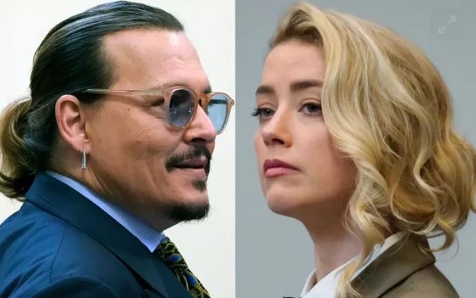 Johnny Depp en Amber Heard.