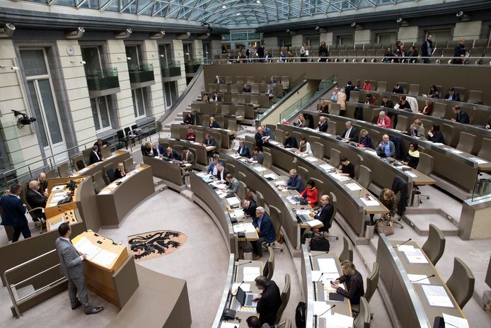 Het Vlaams parlement in Brussel.