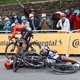 Het menselijk kegelspel genaamd Tour de France