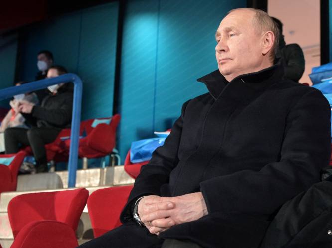 Poetin valt in slaap bij opkomst Oekraïne tijdens openingsceremonie