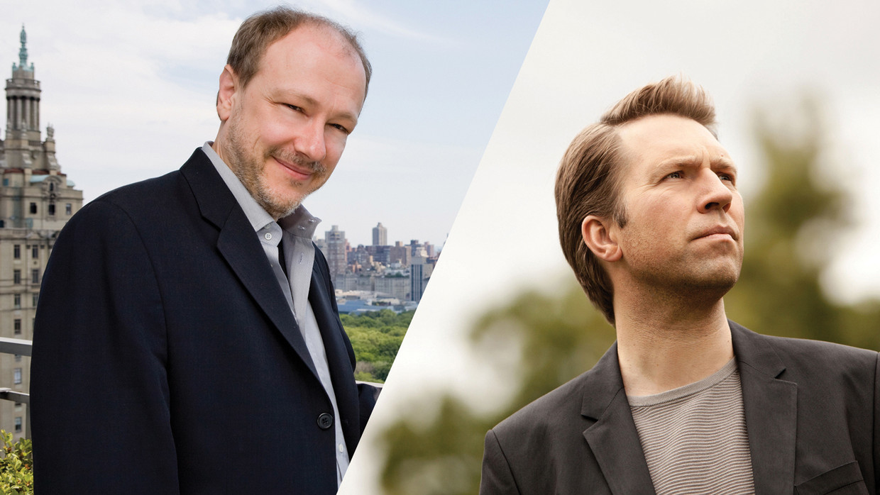 Marc-André Hamelin (links) en Leif Ove Andsnes Beeld TRBEELD