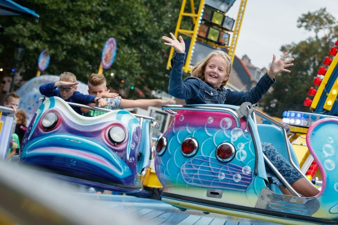 Foto uit 2018 van de Bartholomeuskermis in Zevenbergen.