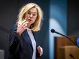 De minister van Financiën Sigrid Kaag tijdens het wekelijkse vragenuur in de Tweede Kamer.