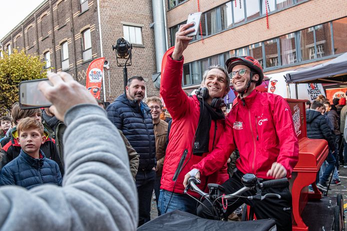 Selfie met Wim Oosterlinck.