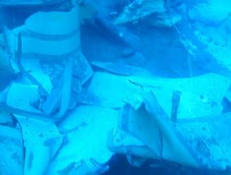 Onderwaterbeelden tonen ravage van brokstukken van gecrasht vliegtuig Lion Air