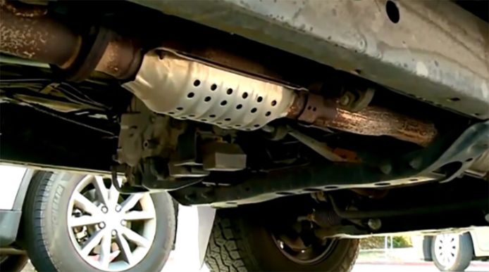 De Ierse zigeunerbende had het gemunt op katalysatoren van auto's