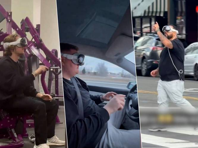 Naar de fitness met een VR-bril? Dat is lang niet de enige bizarre situatie nu de Apple Vision Pro op de markt is