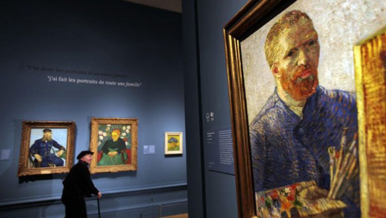 Zelfportret van Vincent van Gogh. Foto AP Beeld 