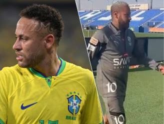 Fans blijven de draak steken met Neymar, die voor het eerst sinds oktober weer op trainingsveld staat