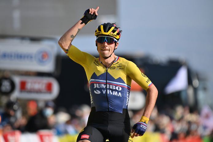 Primoz Roglic is momenteel leider in Parijs-Nice.