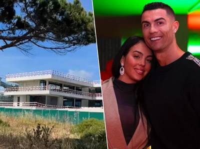 Buurtbewoners zijn aanslepende bouw van gigantische villa van Cristiano Ronaldo beu: “Het lijkt wel een ziekenhuis”