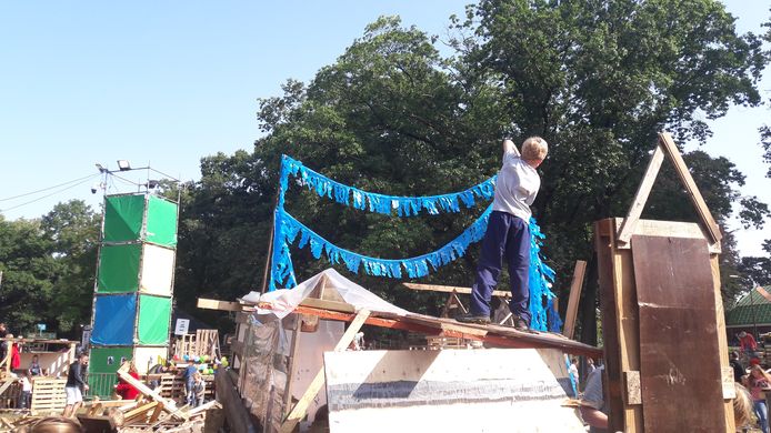 In 2019 werd er nog volop gebouwd op het terrein van Mini-Gestel.