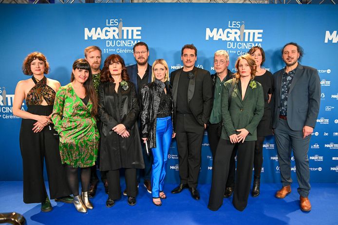L'équipe du film "Une vie démente"