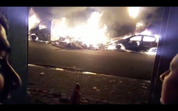 Wagens in brand tijdens nieuwjaarsnacht in Sint-Jans-Molenbeek.