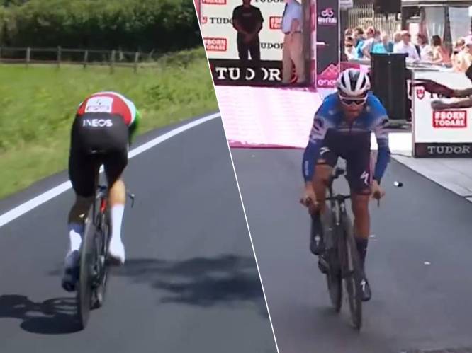 De weergaloze tijdrit van Ganna en Alaphilippe die met een gewone helm op de tijdritfiets zat: de momenten van Giro-rit 14