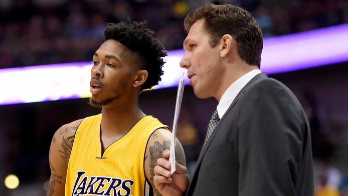 Brandon Ingram et Luke Walton