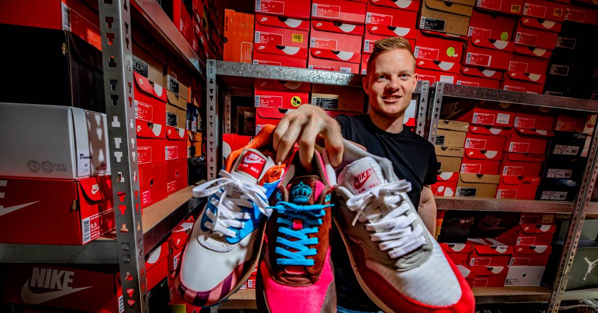 Frank 28 verdient goud geld met verkoop van tweedehands sneakers