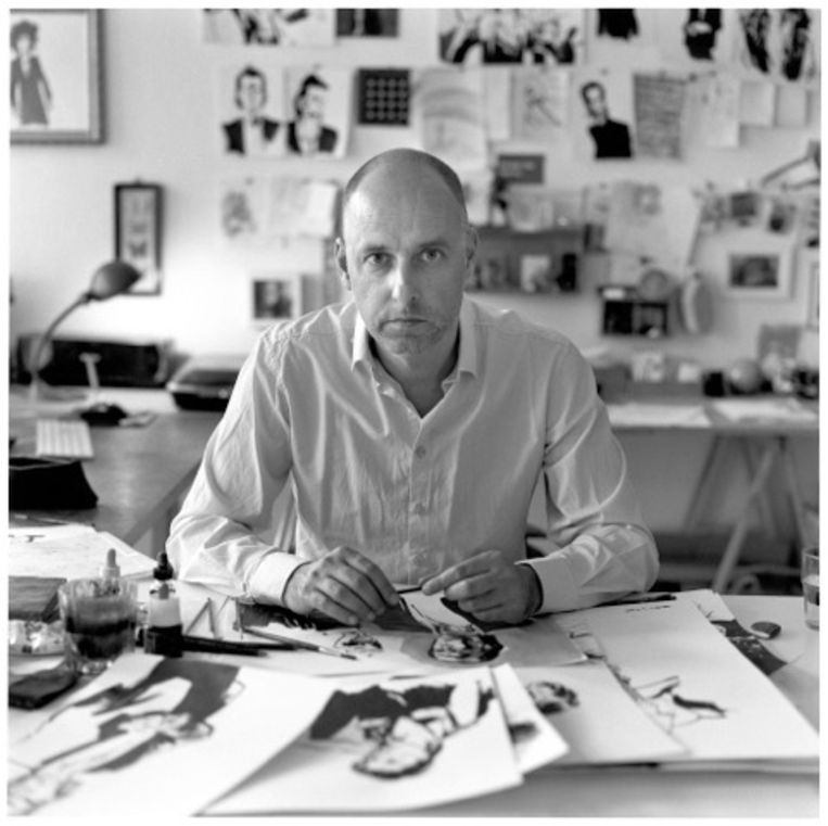 Stripbiograaf Reinhard Kleist. Beeld Wolf-Dieter Tabbert