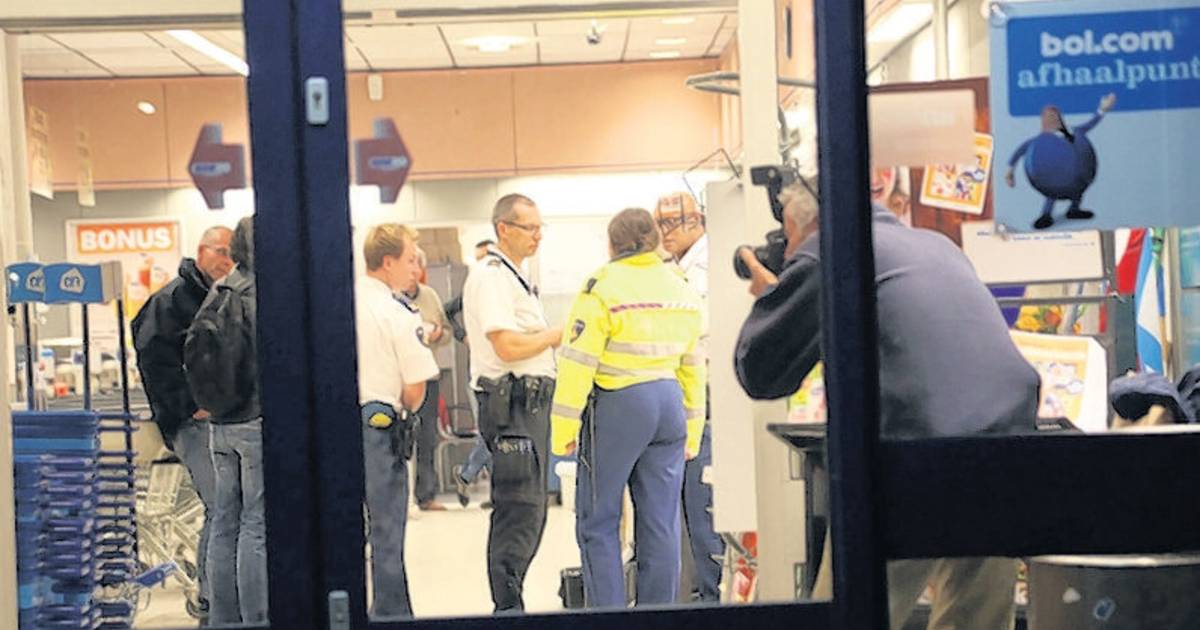 Overvallers verjaagd uit AH-vestiging
