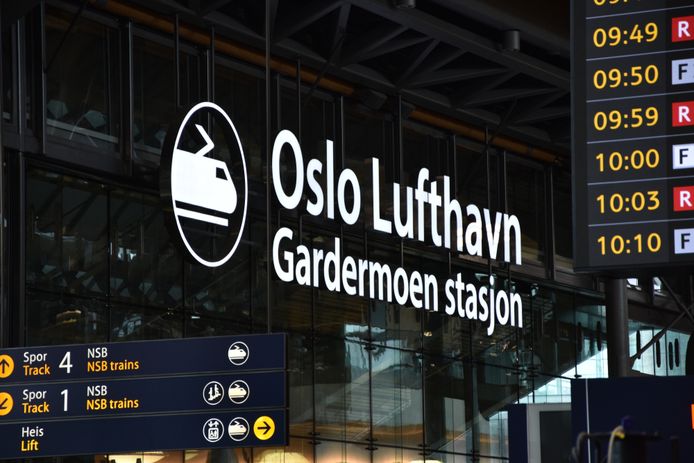 De Belg werd betrapt in de luchthaven van Oslo.