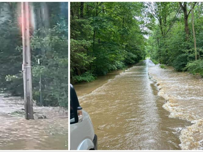 KIJK. Wielertoerist wordt na hevige regenbuien meegesleurd door stromend water in Holsbeek: “Hij bleef maar kopje-onder gaan”