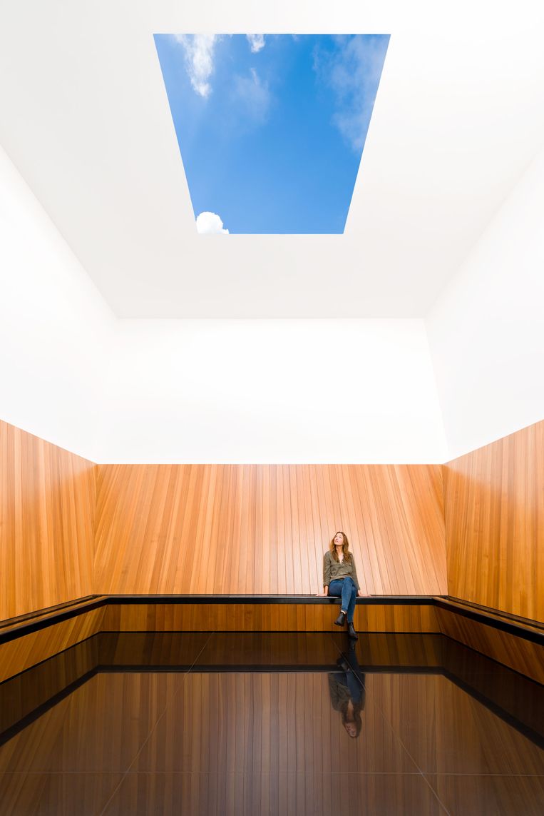 James Turrell, ‘Skyspace’ (2016). Museum Voorlinden, Wassenaar. Beeld Antoine van Kaam