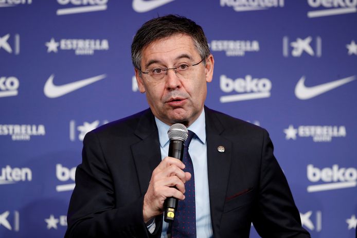 Josep Maria Bartomeu, de huidige voorzitter van Barcelona.