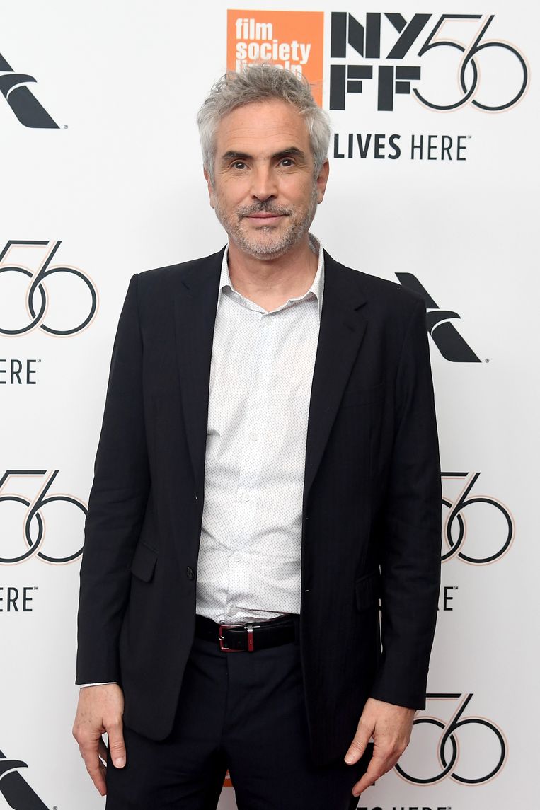 Regisseur Alfonso Cuarón tijdens de première van Roma. Beeld Getty Images 