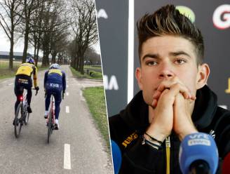 Wout van Aert reageert op incident met vrachtwagen die hem de pas afsneed: “Het was zeker niet veilig, maar bijna dood...?”