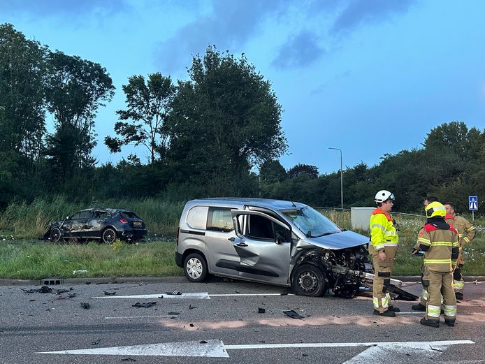 Bij het ongeval waren twee voertuigen betrokken.