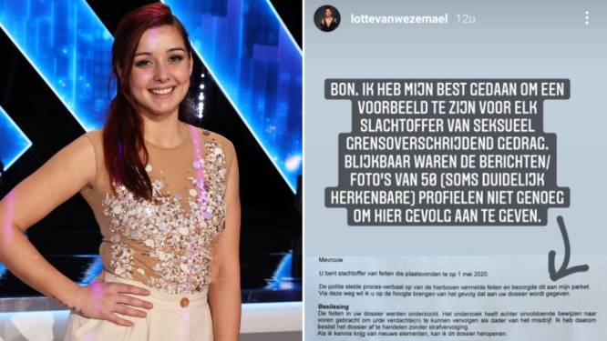 Lotte Vanwezemael gefrustreerd nadat klacht tegen 50 mannen geseponeerd wordt: “Nu weet ik wat zoveel slachtoffers voelen”