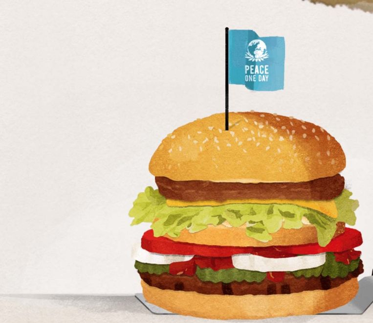 De McWhopper. Beeld Burger King