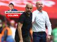 Pep Guardiola en Erik ten Hag.