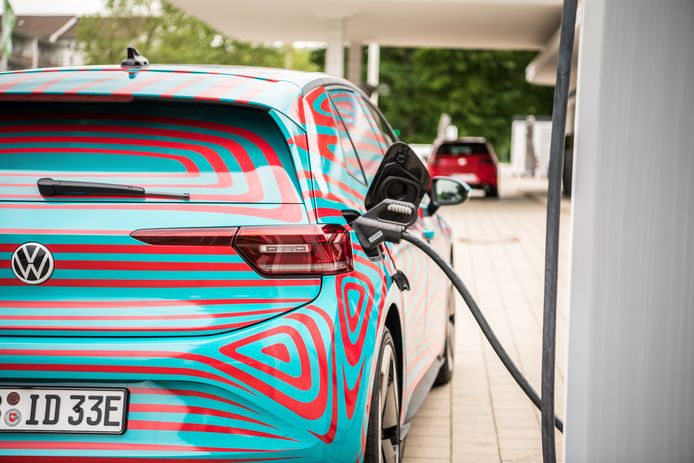 De ID.3 kan voorlopig met maximaal 125 kW snelladen