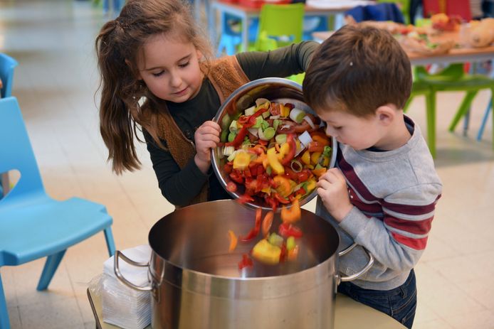 Kleuterschool Bijenkorf in Herent organiseert take-away.