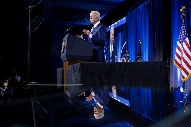 VS-president Joe Biden. Beeld Photo News