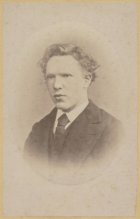 Foto van een 19-jarige Vincent van Gogh, de enige goede portretfoto die van hem bekend is