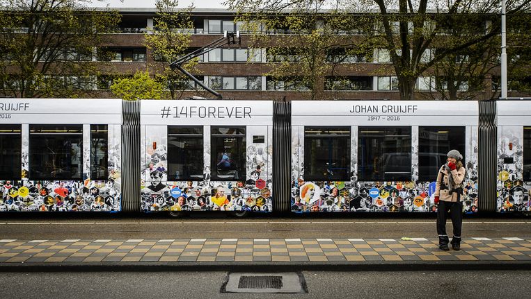 De Johan Cruijff-tram Beeld ANP