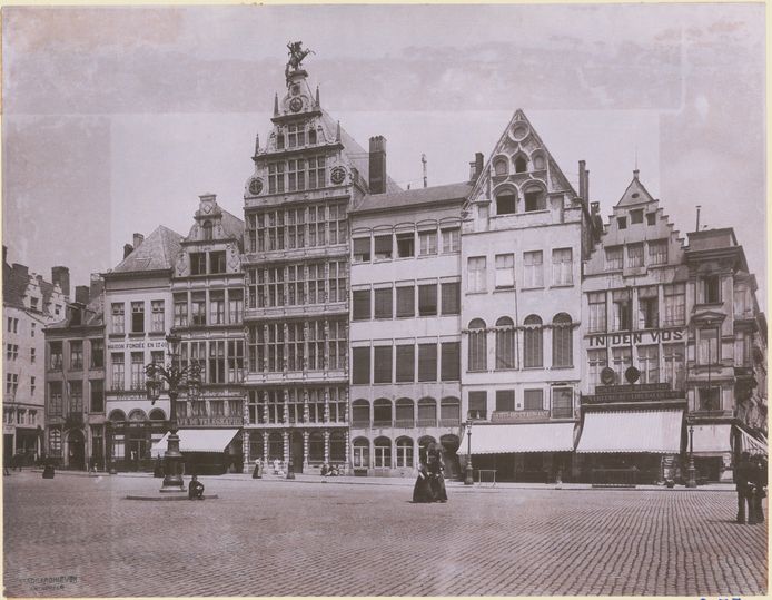 De huizen op de Grote Markt in Antwerpen.