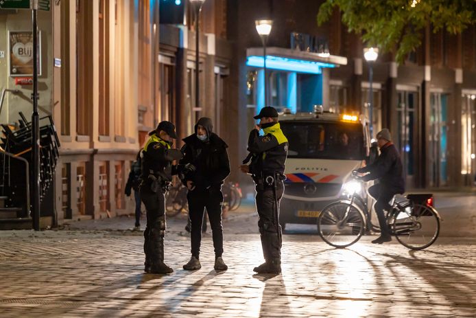 Er wordt streng gehandhaafd in de binnenstad.