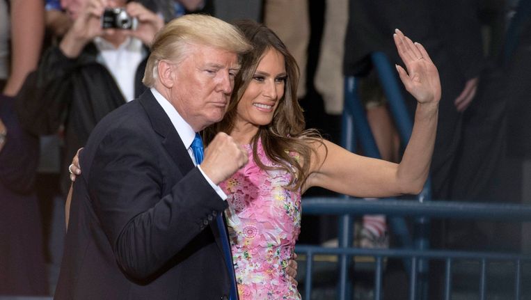 Donald en Melania Trump. Beeld photo_news