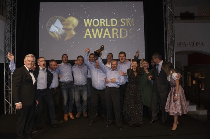 De prijsuitreiking van de World Ski Awards in het Oostenrijkse Kitzbühel.