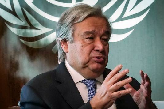 VN-secretaris-generaal Antonio Guterres
