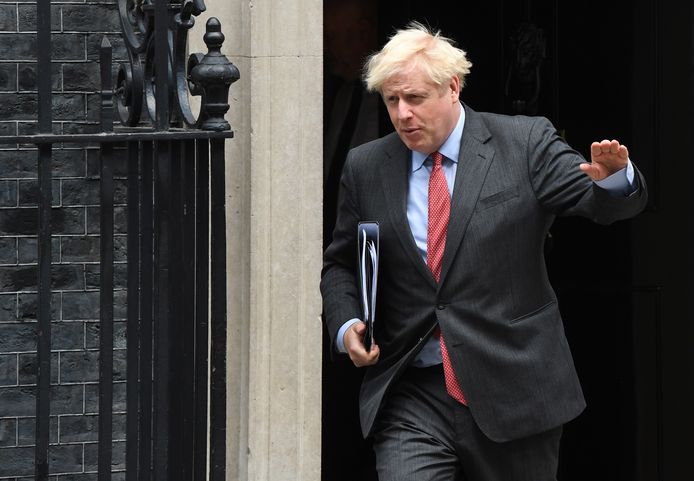 De Britse premier Boris Johnson.