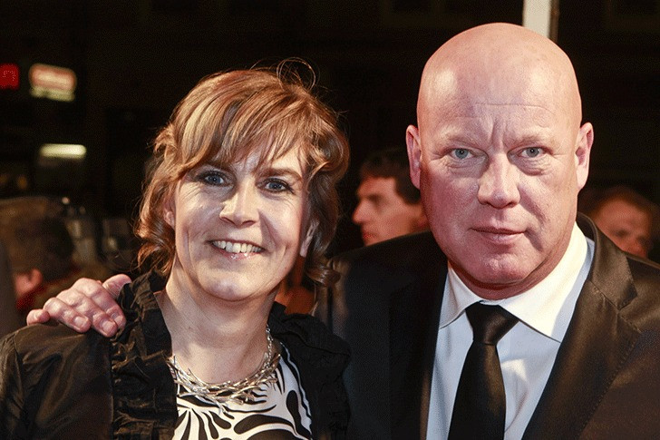Frits Wester met zijn echtgenote Marjolein.