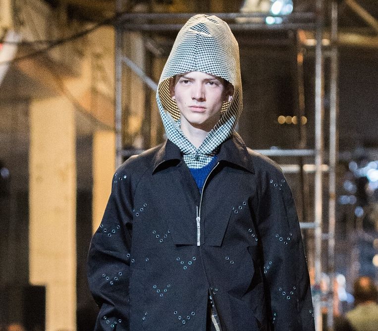 Raf Simons Menswear, Lente / zomer 2016. Beeld getty