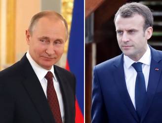 Macron tijdens ontmoeting met Poetin: “Oorlog vermijden en vertrouwen opbouwen”